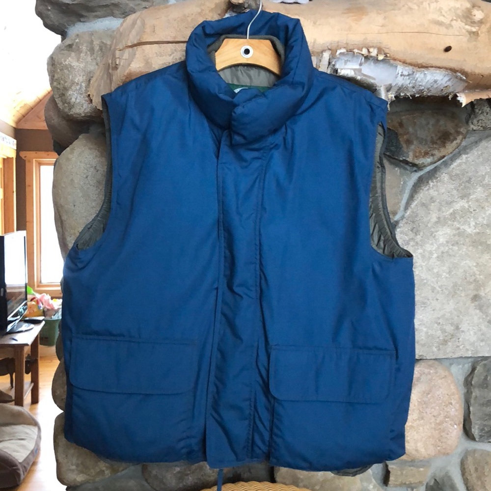 Cabelas mens vest goose down L tall